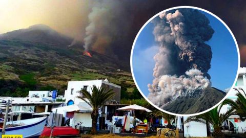 В Італії прокинувся давній вулкан: відео потужного виверження