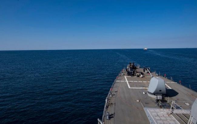 В акваторию Черного моря вошло судно ВМФ США для участия в Sea Breeze