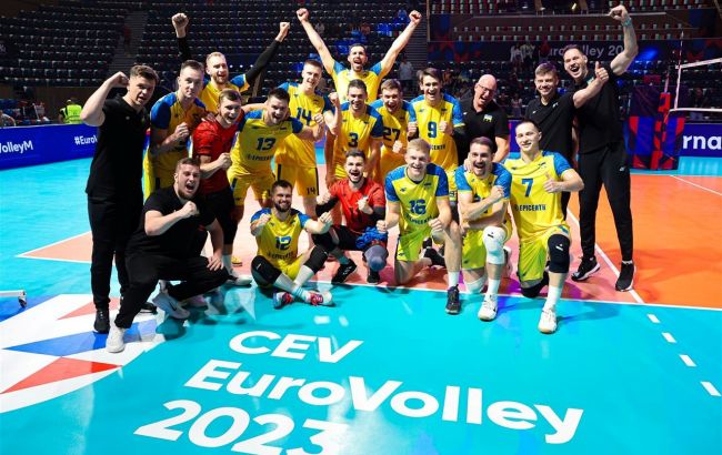 Украина прошла в плей-офф чемпионата Европы по волейболу