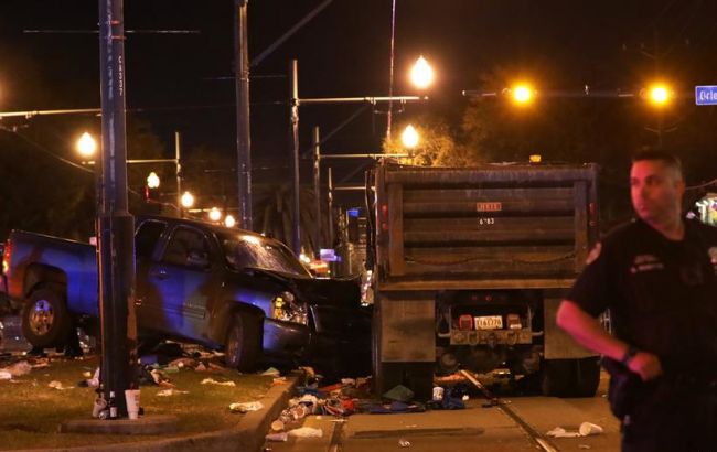 Кількість травмованих від в'їзду пікапу в натовп у Нью-Орлеані зросла до 28