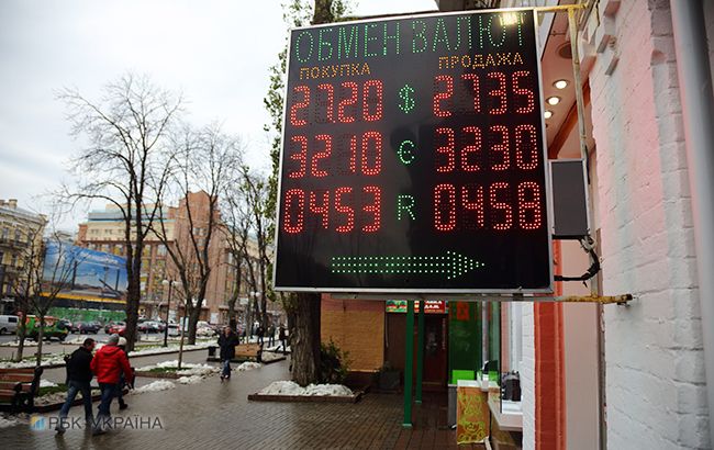 Долар і євро знизилися на готівковому ринку