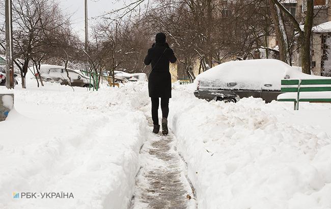 Погода на сегодня: по всей Украине снег, температура от -8 до +8