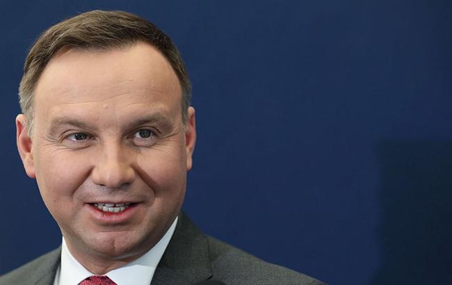 Дуда выразил поддержку Украине в связи с захватом кораблей в Азовском море
