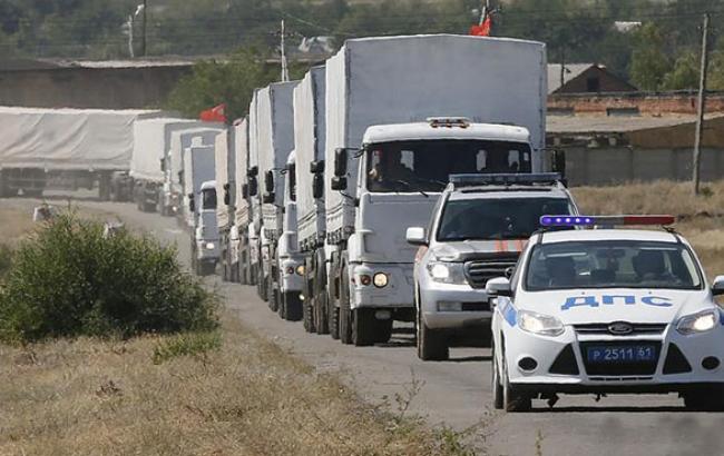 Седьмой "гумконвой" МЧС России прибыл в Луганск