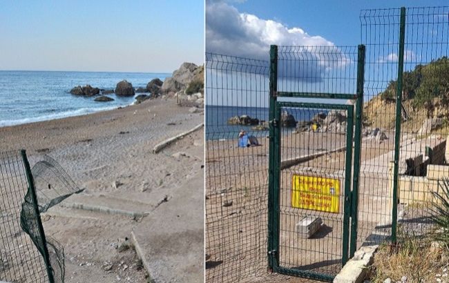 В окупованому Криму Міноборони РФ зацапало черговий пляж: з'явилися фото
