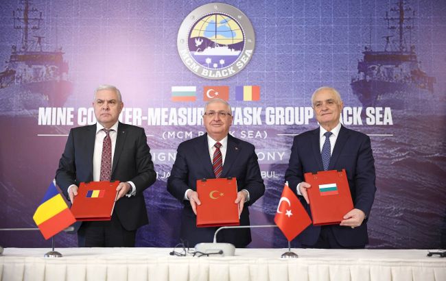 Туреччина, Румунія та Болгарія підписали угоду про розмінування Чорного моря