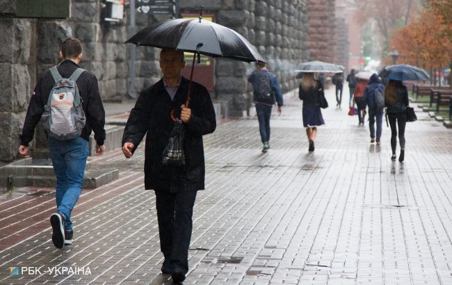 Сегодня Украину местами накроют дожди