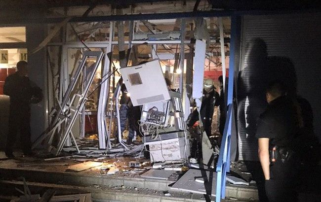 У Харкові підірвали банкомат
