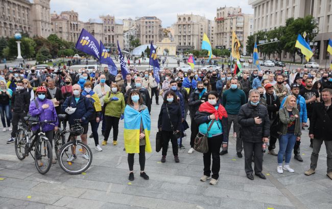 Поліція посилила заходи безпеки в центрі Києва через масові акції