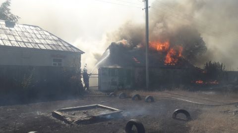 Пожежа у Харківській області повністю знищила село