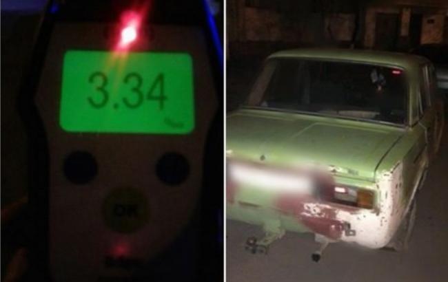 Во Львове патрульные зафиксировали у водителя алкогольный антирекорд