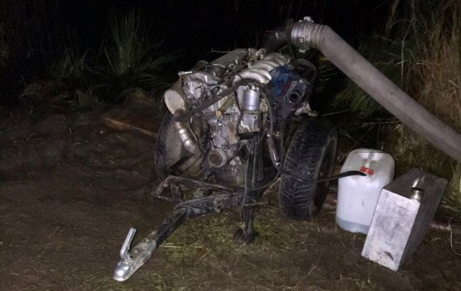 У Житомирській області припинено нелегальний видобуток бурштину в промислових масштабах