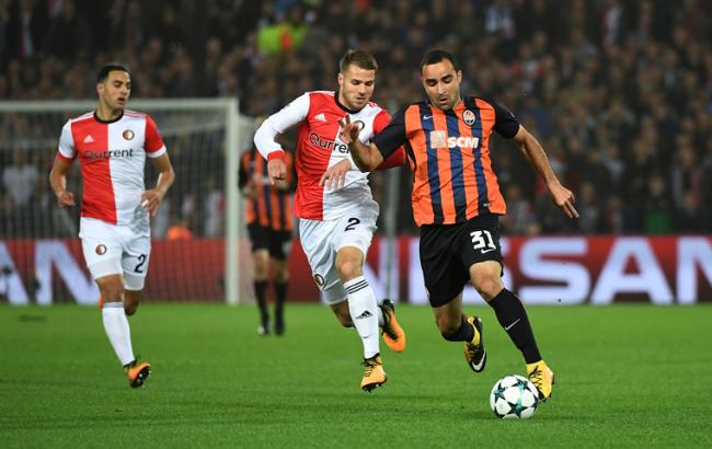 Шахтер - Фейеноорд: где смотреть матч