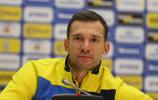 Шевченко объявил список легионеров сборной Украины на матчи Лиги наций