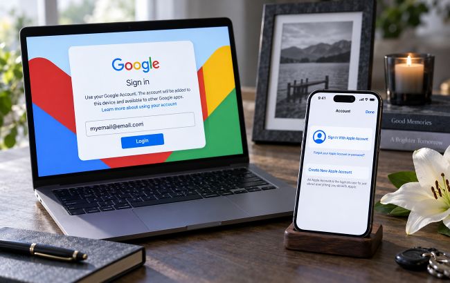 Цифрова смерть: як заздалегідь вирішити долю акаунтів у Google та Apple