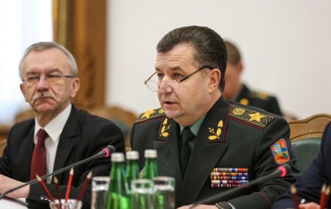 Полторак очікує перевірки місією ОБСЄ інформації про невідведену зброю бойовиків