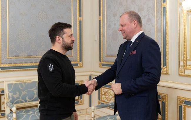 Зеленский встретился со спикером парламента Литвы: что обсудили