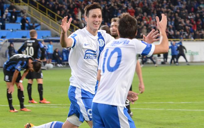 "Днепр" крупно победил "Волынь" в Кубке Украины