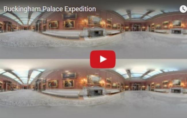 Компания Google запустила 3D-тур по Букингемскому дворцу