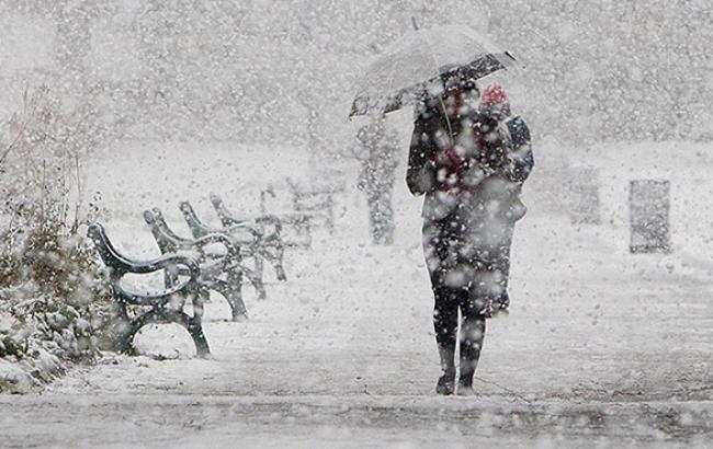 Погода на завтра: на більшій частині України сніг, температура на півночі опуститься до -5