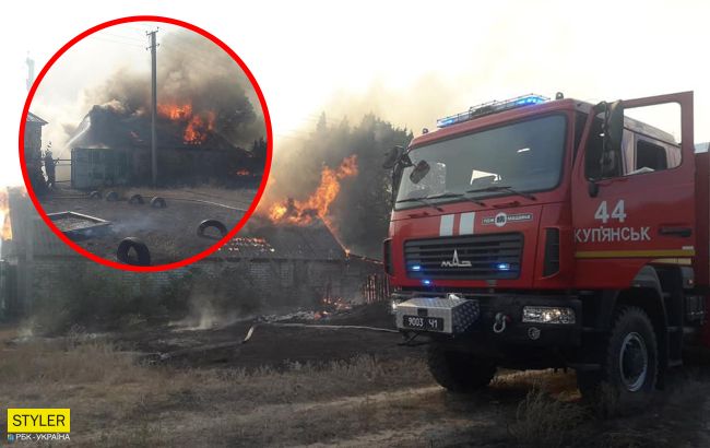 Пожары в Харьковской области полностью уничтожили целое село (фото)