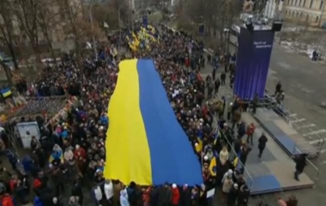 У Києві близько 10 тис. чоловік беруть участь в Марші гідності