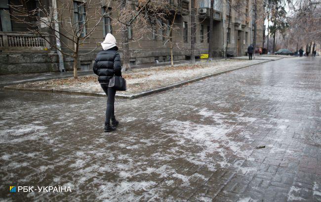 В Киевской области предупредили о сильном гололеде: подробности