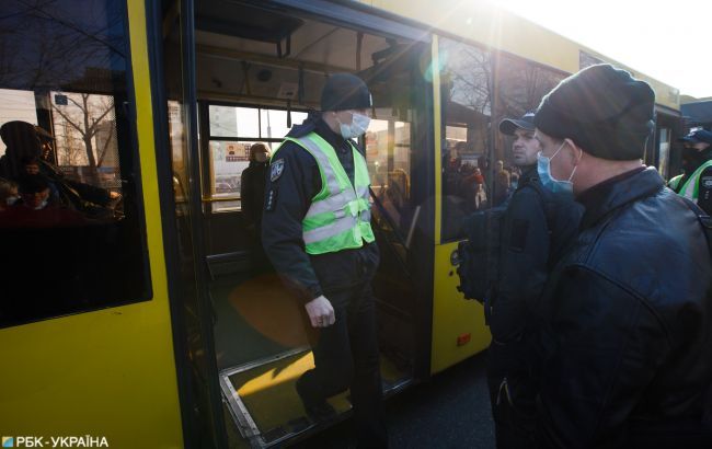 У Київській області за добу поліція склала близько 70 протоколів за порушення карантину