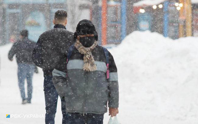 Украину накроют снегопады на выходные
