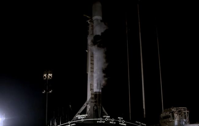 SpaceX скасувала запуск ракети-носія з 60 супутниками Starlink на борту