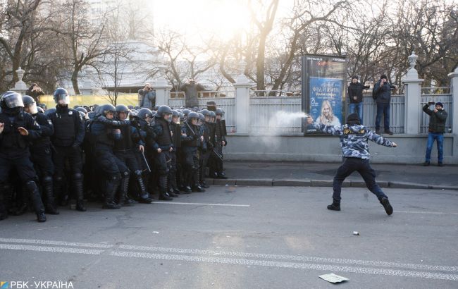 В Киеве полиция усилила меры безопасности из-за акций протеста