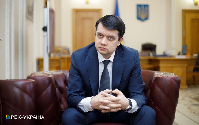 Разумков пояснив свою позицію щодо санкцій проти "каналів Медведчука"