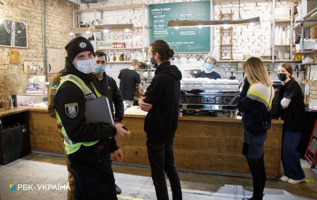 Карантин в Киеве: в воскресенье составили 44 протокола за нарушения