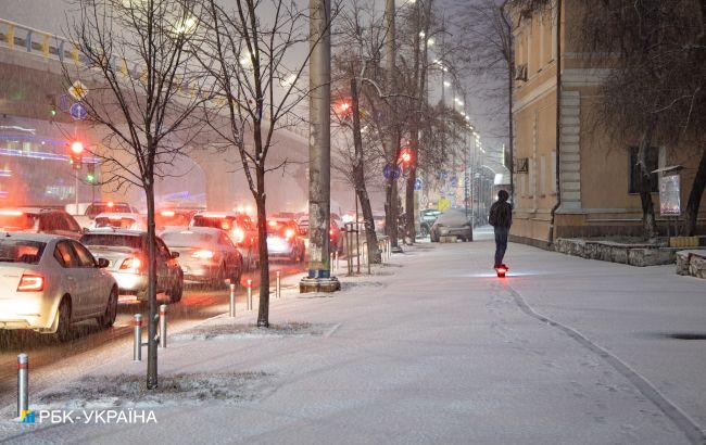 Резкое похолодание после снегопада. Погода в Киеве ухудшится: детали