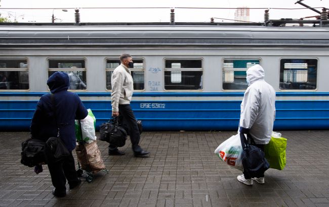 Киев возобновляет кольцевое движение городской электрички