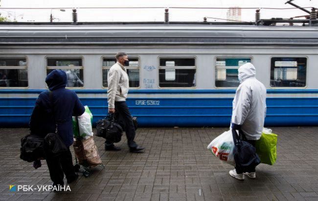 В Киеве на завтра отменили несколько рейсов городской электрички: список