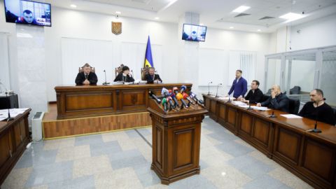 Суд по делу "беркутовцев" объявил перерыв