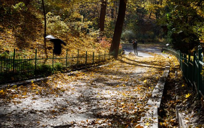 Нынешняя осень в Киеве заняла второе место среди самых теплых в истории