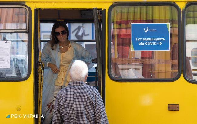 В Одессе можно будет вакцинироваться от COVID в автобусе