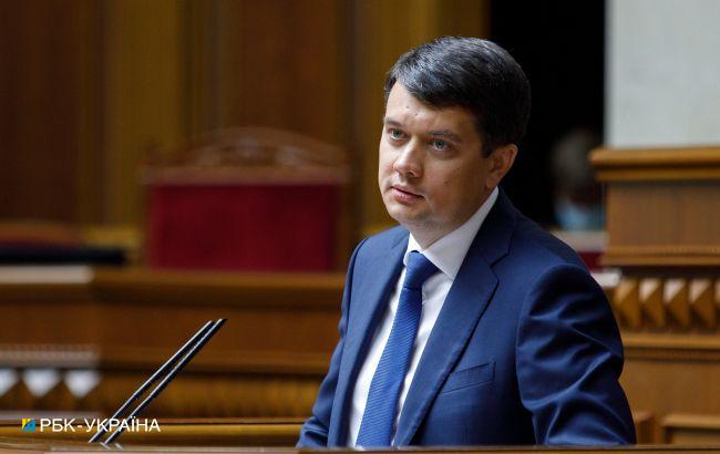 Разумков заявив про неможливість проведення виборів в ОРДЛО в найближчій перспективі
