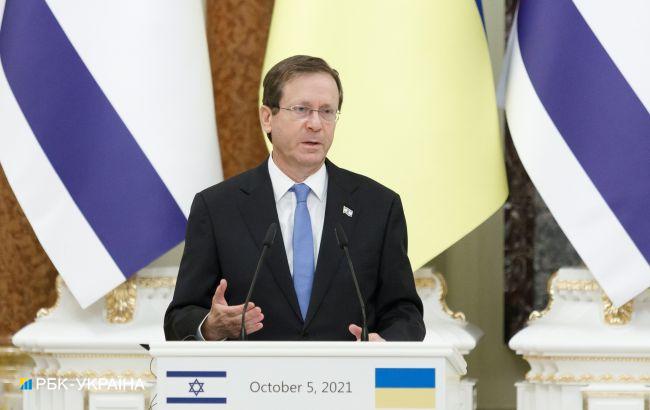 Президент Ізраїлю показав докази застосування іранських дронів в Україні