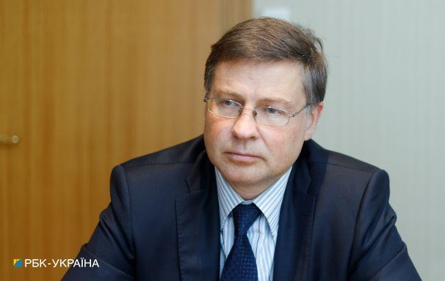 Домбровскис: решение о макрофине на 1,2 млрд евро для Украины подпишут завтра