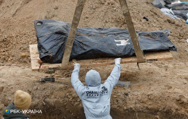У Київській області вже виявили 1346 тіл цивільних, убитих окупантами