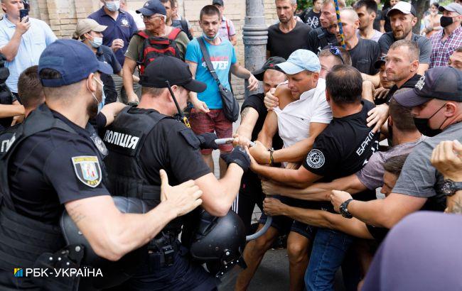 В результаті сутичок на ЛГБТ-марші в Одесі постраждали майже 30 правоохоронців