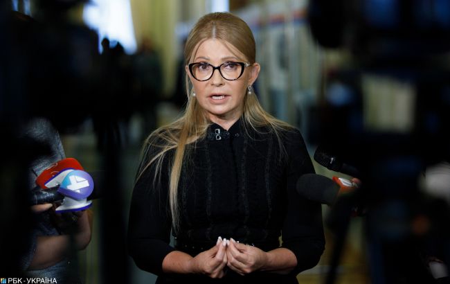 Тимошенко назвала рассмотрение поправок в земреформу имитацией