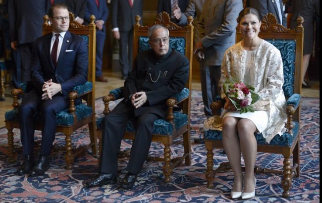 Шведская королевская семья и Президент Индии попали в ДТП