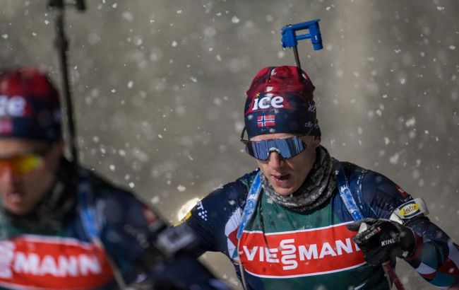 Норвегия триумфовала в мужской эстафете, сборная Украины стала четырнадцатой в Швеции