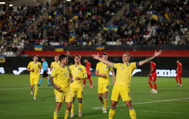 Молодежная сборная Украины оформила пять побед подряд со старта отбора к Евро-2025