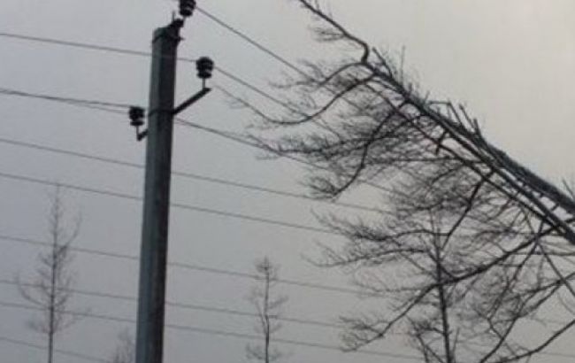 В Украине порывами ветра обесточены 147 населенных пунктов