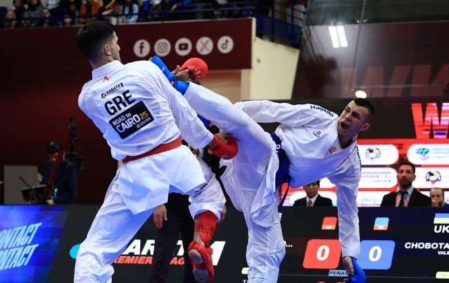 Украина завоевала три награды на этапе Премьер-лиги по каратэ